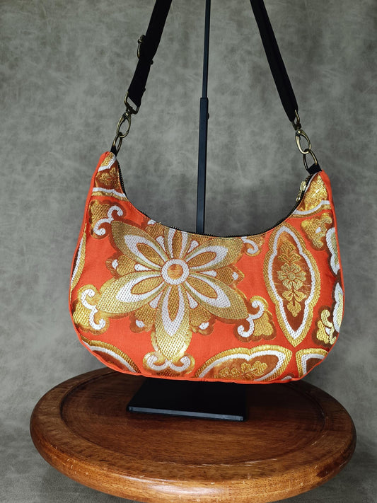 Kofu - Le sac Besace - motif Tsubaki