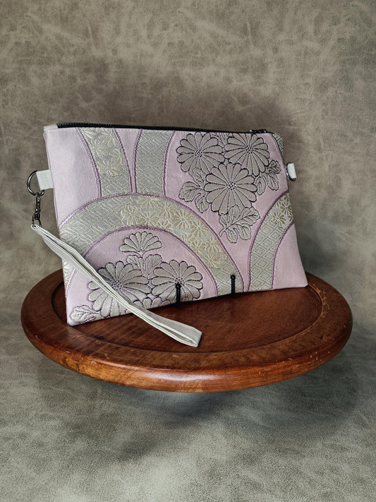 Nara - La pochette de soirée - Motif Kiku Seigaha