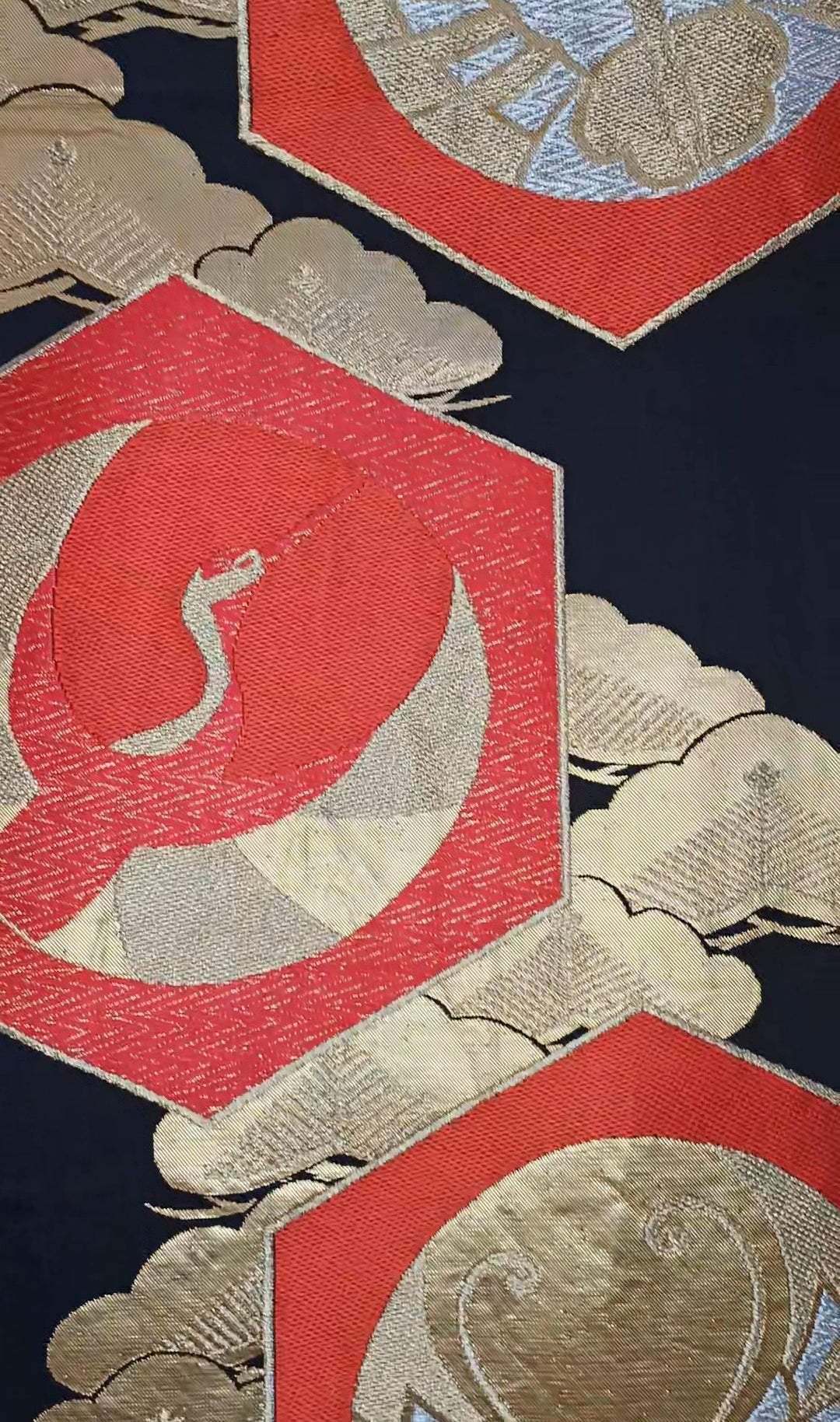 Nara - La pochette de soirée - Motif Tsuru Matsu