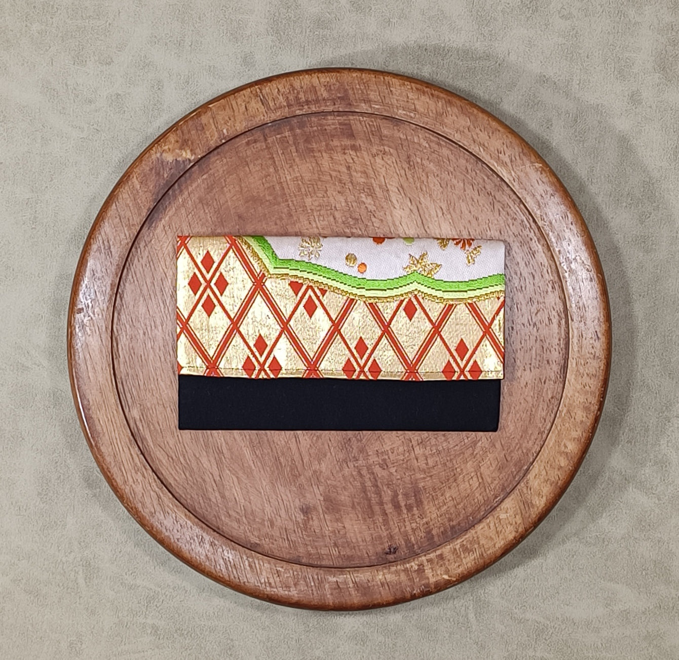 Beppu - Le mini porte carte avec Obi en Soie
