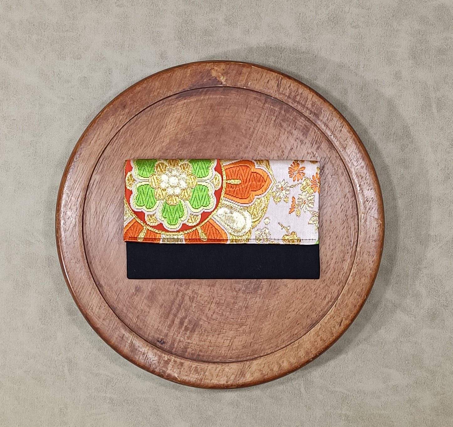 Beppu - Le mini porte carte avec Obi en Soie