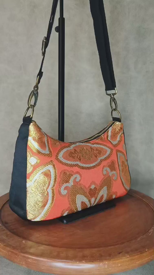 Omuta - Le sac de Ville - Motif Tsubaki