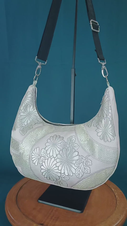 Kofu - Le sac Besace - motifs Kiku Seigaiha
